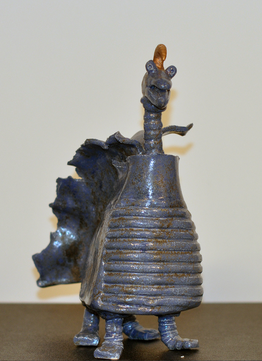 Draakje blauw 2